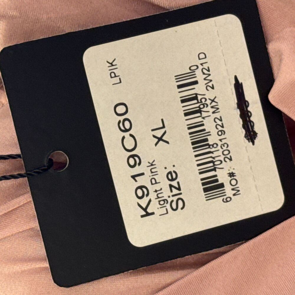 NWT St John pink Long Sleeve Turtleneck Top Extra Large - Picture 5 of 5